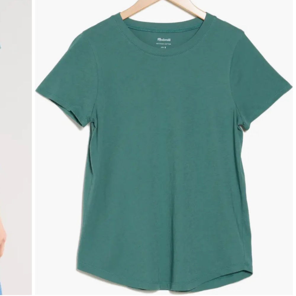 Madewell Women’s Vintage Crewneck Cotton T-Shirt, Size S